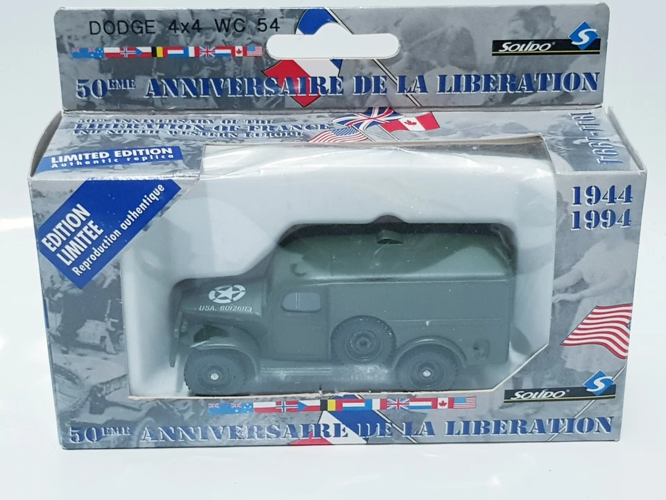 Solido Dodge 4x4 WC 54 edición limitada 50 aniversario de la liberación  Foto 1 de 4