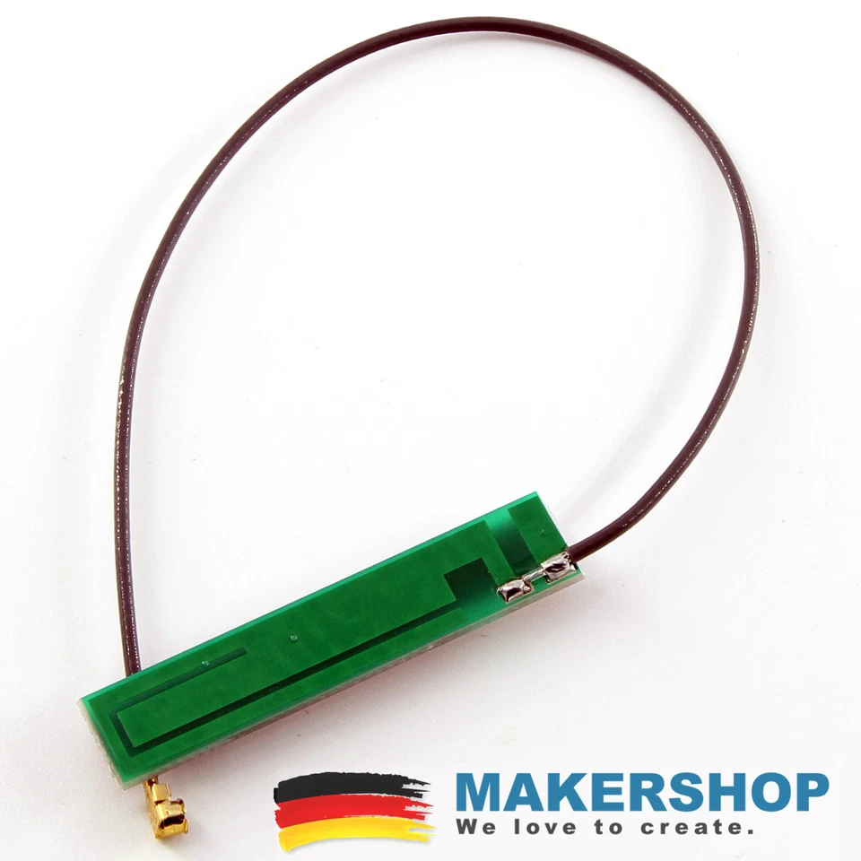 MAKERSHOP GPRS GPS GSM Klebeantenne mit UFL IPX Buchse SIM800L A6 SIM900 Arduino