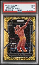 2023 Panini Prizm WWE Hulk Hogan Gold Under Card Prizm #1/10 PSA 9 MINT LEGEND🔥