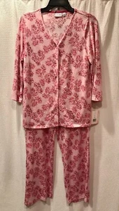 Pajama Set Women / Ultra Soft; Damask Pink / Size M; NWT Retail $54 - Picture 1 of 6