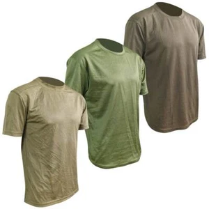 British Army PCS T-Shirt Used Military Anti Static Moisture Wicking Used Grade 2 - Picture 1 of 10