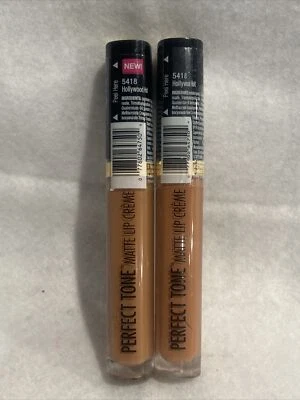 Lot Of 2 Black Radiance Perfect Tone Matte Lip Crème Hollywood Hot 5418 - Image 1 of 3
