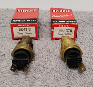 2 NOS ( New Old Stock ) NIEHOFF DR-137B & 137A TEMP. SENDER SWITCH. (00 ) - Picture 1 of 7