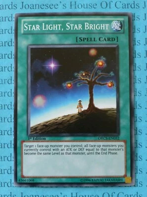 Star Light, Star Bright ORCS-EN052 Common Yu-Gi-Oh Card 1st Edition New  - Image 1 of 3