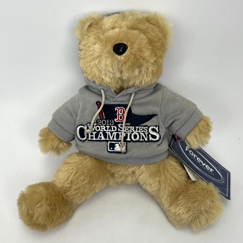 NWT Boston Red Sox 2013 World Series Champions MLB Bear Pennant Toy Plush 8” NEW Cover