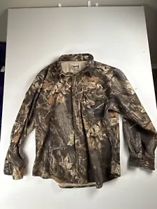 Gamehide Size XL Hunting Coat Shirt Camo Realtree Break Up Long Sleeve Fleece - Picture 1 of 5