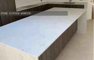 Carrara marble kitchen countertop sample quality worktops supply & installation - Picture 1 of 7