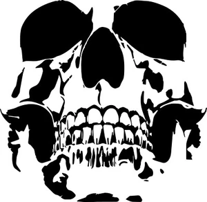 Skull Decal Sticker 7x7 for Car/Truck Laptop Window Custom - Bild 1 von 1