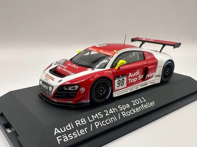Audi Collection 1/43 Audi R8 LMS 24h Spa 2011 fassler/piccini/rockenfeller #98 - Image 1 of 4