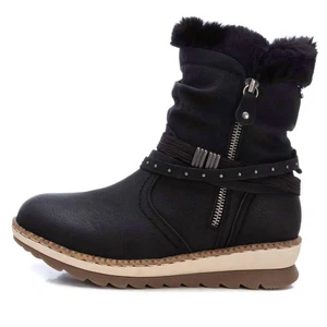 Xti Women's Winter Booties Black - Foto 1 di 11