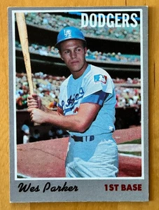 1970 Topps Baseball #5 Wes Parker - Los Angeles Dodgers - EX++ - Picture 1 of 2