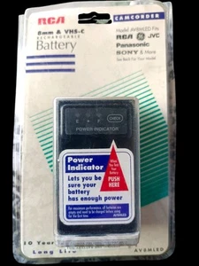 RCA Rechargeable Camcorder Akku 8mm VHS-C Model AV8MLED Original OEM RARE - Bild 1 von 2