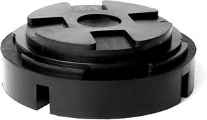 Universal Fit 5.5” Large Rubber Jack Pad/Slotted Pucks | Made from Black - Picture 1 of 5