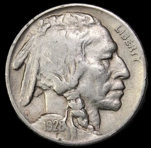 1928 s buffalo nickel- choice xf/ free shipping- jam483 - Picture 1 of 2