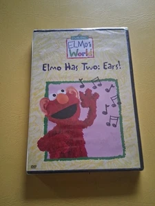 Elmos World: Elmo Has Two: Ears! DVD New & Sealed HTF - Foto 1 di 4
