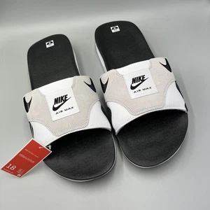Nike Air Max 1 Slides, Black, White & Gray Sandals. Mens Sz 18, DH0295-102 - Picture 1 of 6