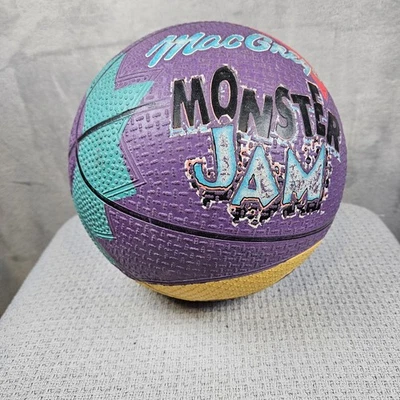 Pelota de baloncesto con textura MacGregor Monster Jam formas colores coloridos raros de colección Foto 1 de 4