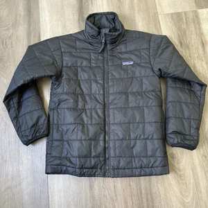 Patagonia Kids' Nano Puff Brick Quilt Jacket Black Style # 68001 Small 7-8 - Picture 1 of 7