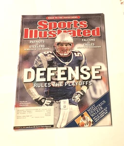 2005 Sports Illustrated NEW ENGLAND PATRIOTS playoffs ! TEDY BRUSCHI ! - Picture 1 of 1