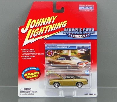 Johnny Lightning Muscle Cars USA Diecast 1/64 Higgin's 1970 Dodge Challenger RT - Image 1 of 4