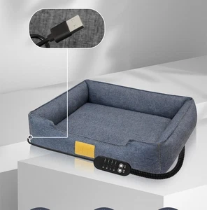 Ropa Perrera Inteligente Eléctrica Nido para Perros Mascotas Gatos Perros Mascotas Calefacción Cama Suave Sofá Cama - Imagen 1 de 8