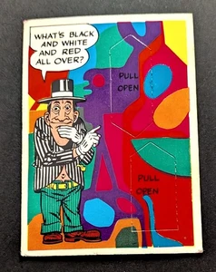 1968 Scanlens Rowan & Martins Laugh In MAN Pull Out Card 70 UNPOPPED DOORS NM - Picture 1 of 2