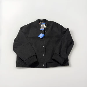 Chaqueta estilo bombardero para mujer bien usada negra talla L - Imagen 1 de 3