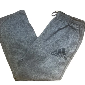 Adidas Jogginghose ClimaWarm Herren XL grau Logo Fleece gefüttert Running Jogger Hose - Bild 1 von 12