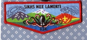 OA  Sikhs Mox Lamonti  338  S1  -Mint-  Red  Bdr  Org Mtn  FF - Picture 1 of 1