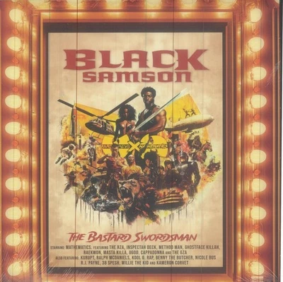 WU-TANG CLAN & MATHEMATICS " BLACK SAMSON " SEALED U.S. LP VINYL RZA METHOD MAN - Image 1 of 2