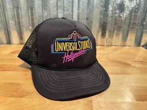 Vintage Universal Studios Hollywood Foam Rope Mesh Back Snapback Trucker Hat Cap - Picture 1 of 5