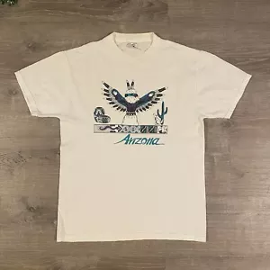 Arizona Southwestern Native American Eagle Dancer Vintage T-shirt Size Large - Picture 1 of 9