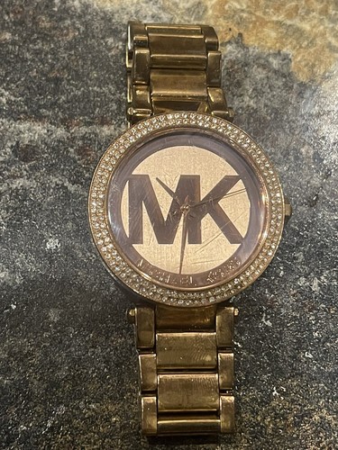 Michael Kors MK5865 Donna Parker Rosa Tono Oro (Batteria Scaduta)