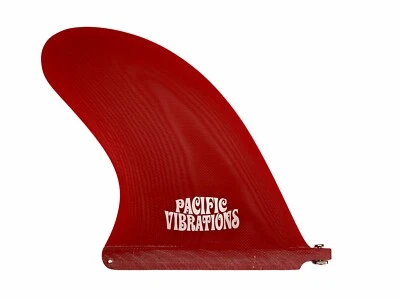 PACIFIC VIBRATIONS 9” RED Fin surfboard longboard