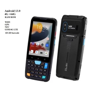 Android 13.0 4G RAM+64G ROM PDA 2D Barcode Scanner Data Collector with WIFI NFC - Picture 1 of 11
