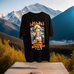 Naruto T Shirt Mens 2007 XL Anime ramen black unisex Anime manga - Picture 1 of 3