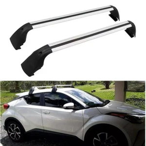 2Pcs Crossbar Fit for Toyota C-HR CHR 2017-2023 Roof Rail Rack Luggage Bar - Picture 1 of 5