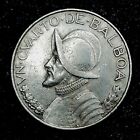 1947 PANAMA 1/4 BALBOA Nice Circulated Silver(.900) Coin