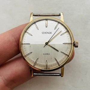 RARE LUCH SEKONDA DE LUXE 2209 23 Jewels USSR Watch Soviet Vintage Ultra Slim - Bild 1 von 12