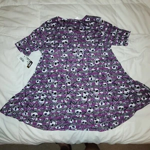 LuLaRoe Jack Skellington Oberteil Damen Größe S Kurzarm Shirt Nightmare Pullover - Bild 1 von 7