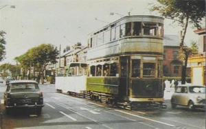 Tram Postcard Blackpool Corporation Standard Tramcar Car 147 Whitegate Drive - Picture 1 of 2