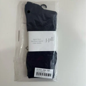 J. Jill Damen Viskose aus Bambusmischung Crew-Socken in Marineblau - Bild 1 von 4