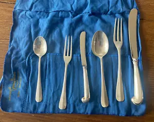 Stieff Sterling Silver Flatware Place Setting - Queen Ann Pattern - 6 Pieces - Picture 1 of 4