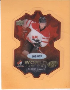 THOMAS CHABOT 2016-17 UPPER DECK ICE WORLD JUNIORS /699 TEAM CANADA #WJ-TC - Picture 1 of 2