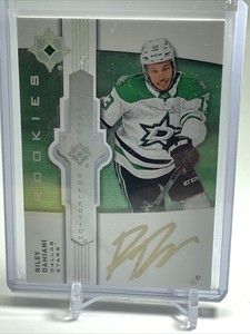 2021-22 UD Ultimate Collection Riley Damiani Rookie Emblems Auto/RC