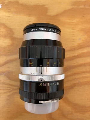 Nikon Nikkor-Q 135 мм F/3.5 NON AI PRIME объектив Nippon Kogaku для F F2 Nikkormat - Изображение 1 из 3