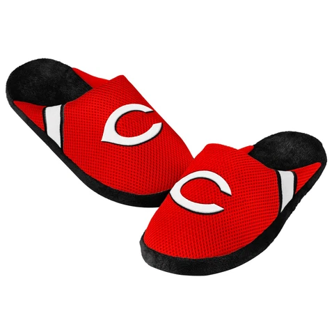 Cincinnati Reds Jersey Mesh SLIDE SLIPPERS New - FREE SHIPPING - MLB Cover