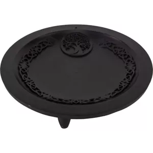 Tree of Life Cast Iron Chime Incense Plate or Candle Holder! - Picture 1 of 3
