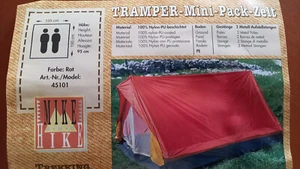 Tramper -Mini - Packzelt unbenutzt - Bild 1 von 2