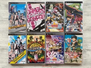 SONY PSP AKIBA'S TRIP & Danganronpa 1 2 & Nanoha & Code Geass & Brave Story - Picture 1 of 18